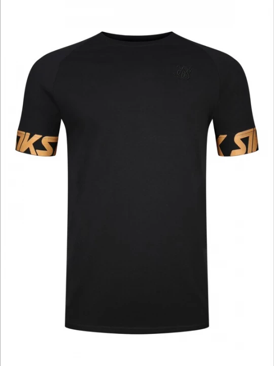 Foto van product SikSilk Shirt citroengeel / zwart