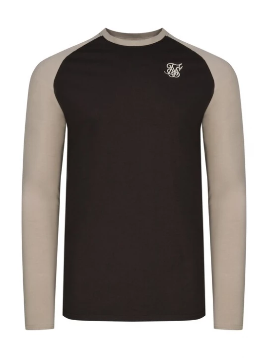Foto van product SikSilk Shirt donkerbruin / stone grey