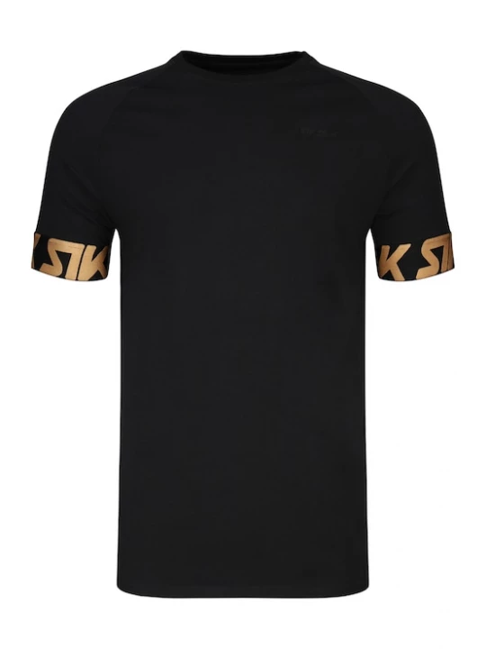 Foto van product SikSilk Shirt 'Dynamic' camel / zwart
