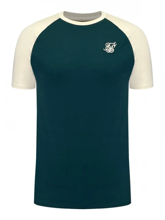 Foto van product SikSilk Shirt ecru / smaragd