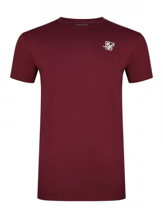Foto van product SikSilk Shirt 'Essentials' bordeaux