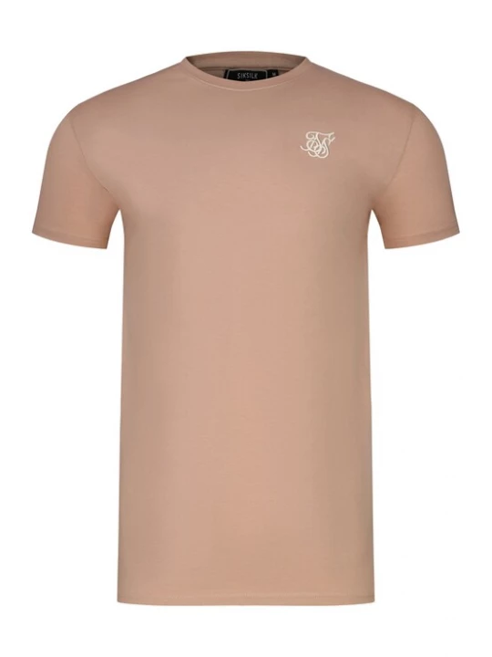Foto van product SikSilk Shirt 'Essentials' donkerbeige