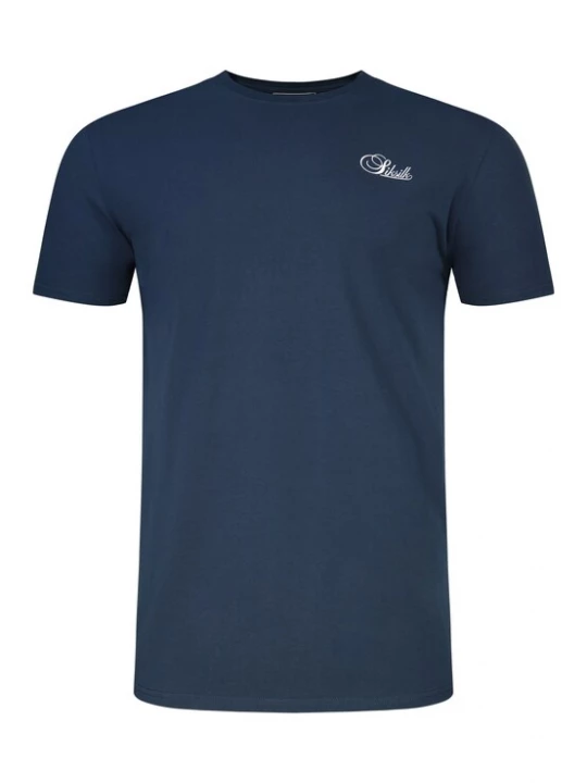 Foto van product SikSilk Shirt 'Essentials' marine / wit