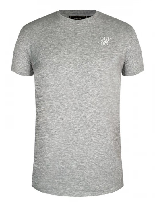 Foto van product SikSilk Shirt grijs gemêleerd
