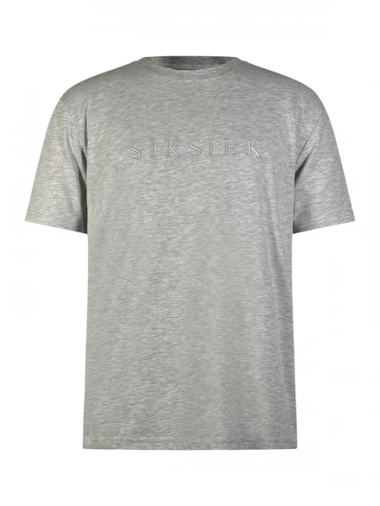 Foto van product SikSilk Shirt grijs / lichtgrijs