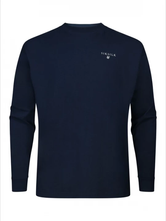 Foto van product SikSilk Shirt navy / wit