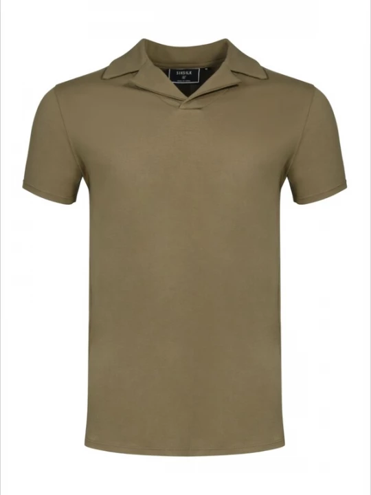 Foto van product SikSilk Shirt olijfgroen