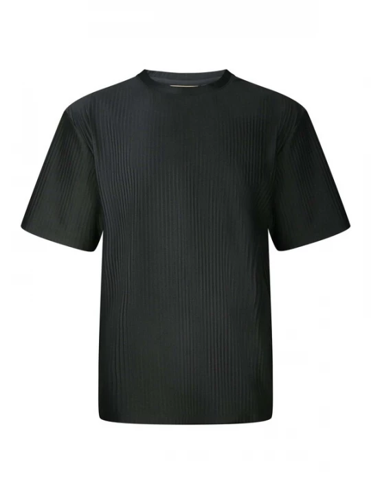 Foto van product SikSilk Shirt 'Plisse' zwart