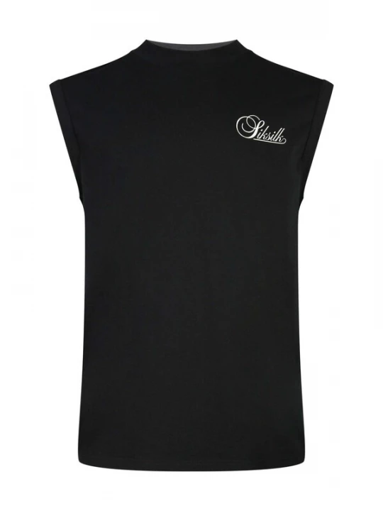 Foto van product SikSilk Shirt 'Sleeveless' zwart