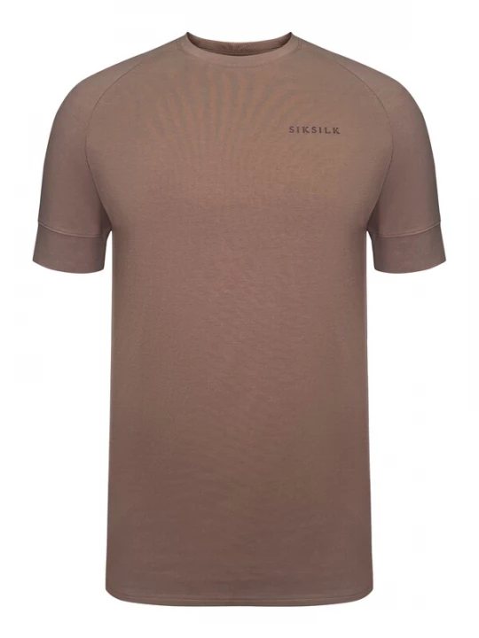 Foto van product SikSilk Shirt 'Tech' bruin