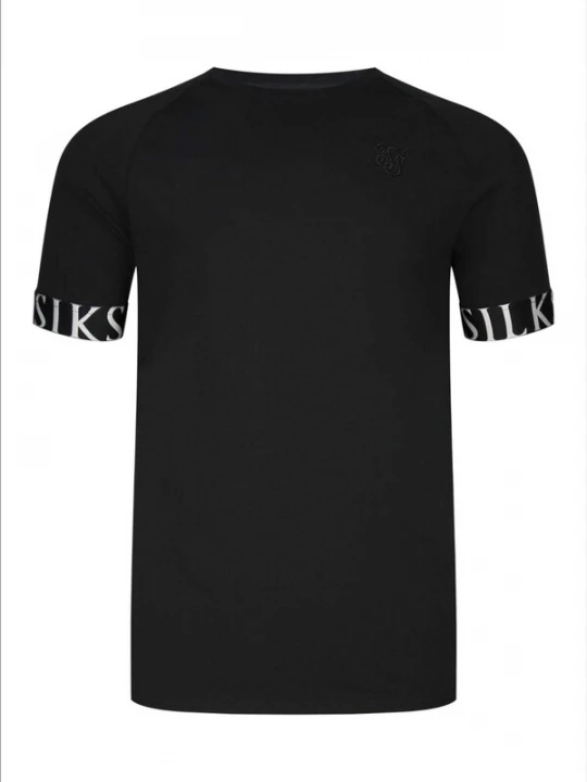 Foto van product SikSilk Shirt 'Tech' zwart / wit
