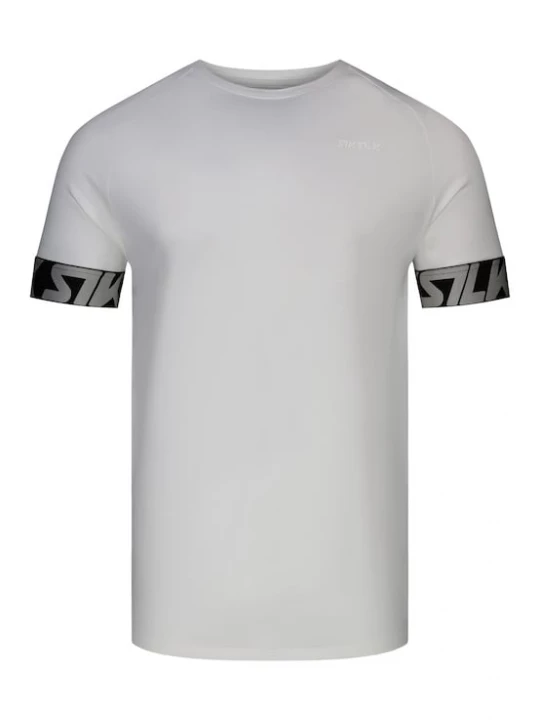 Foto van product SikSilk Shirt 'Tech' zwart / zilver / wit