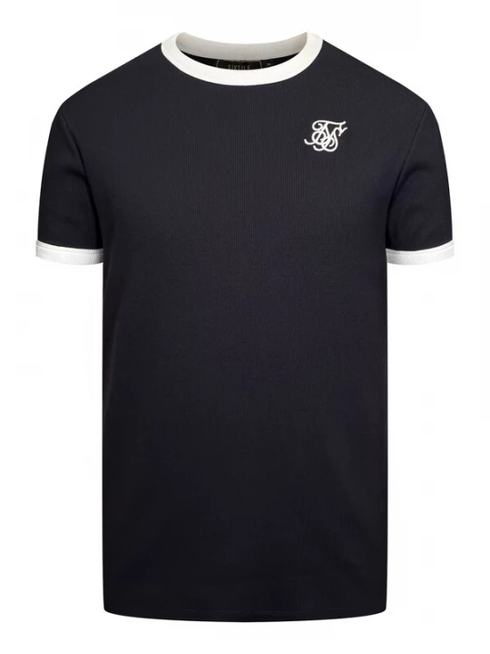 Foto van product SikSilk Shirt zwart / wit