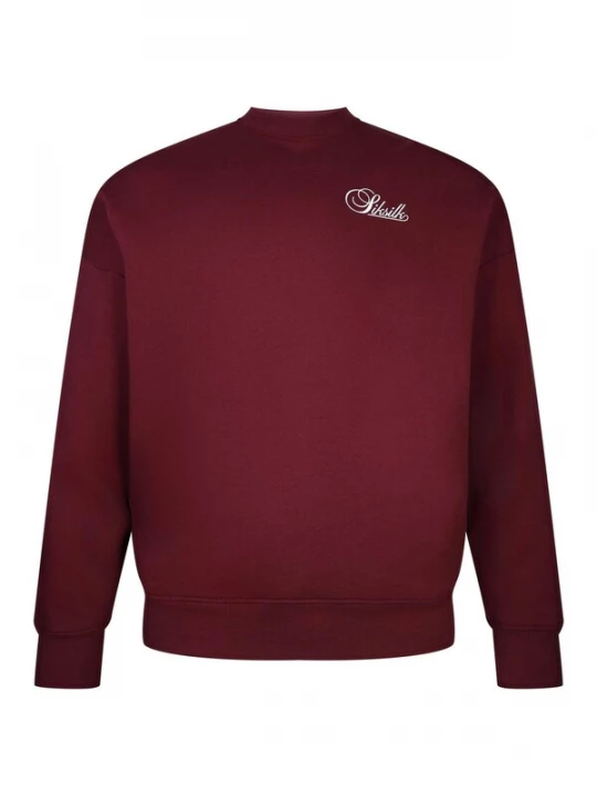 Foto van product SikSilk Sweatshirt 'Essentials' bordeaux