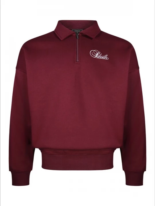 Foto van product SikSilk Sweatshirt 'Essentials' bourgogne