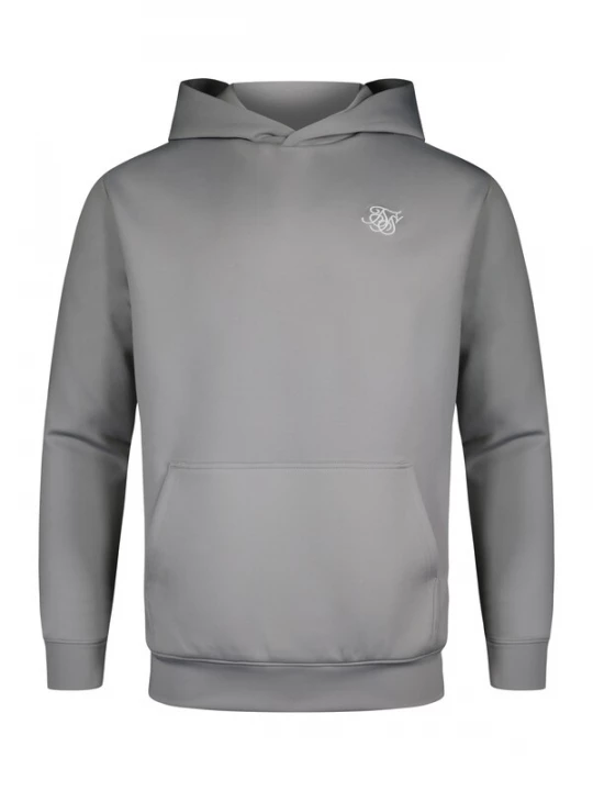 Foto van product SikSilk Sweatshirt 'Essentials Poly' grijs / wit