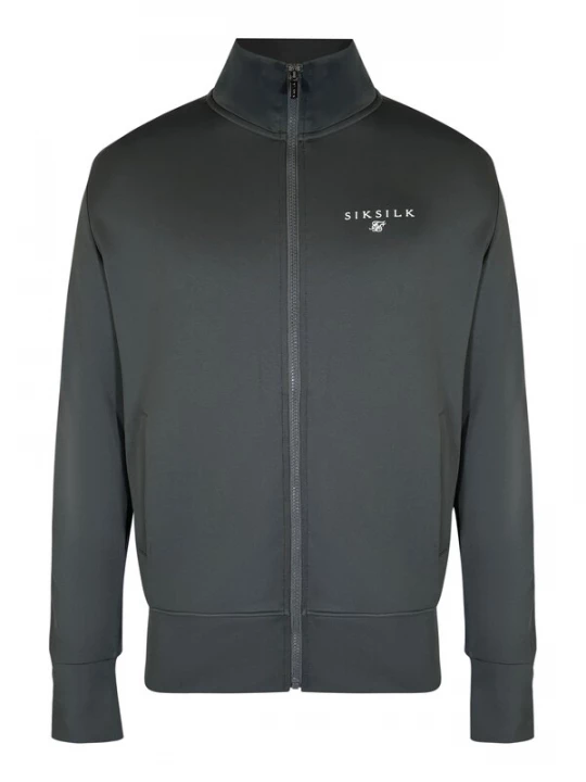 Foto van product SikSilk Sweatvest basaltgrijs / wit