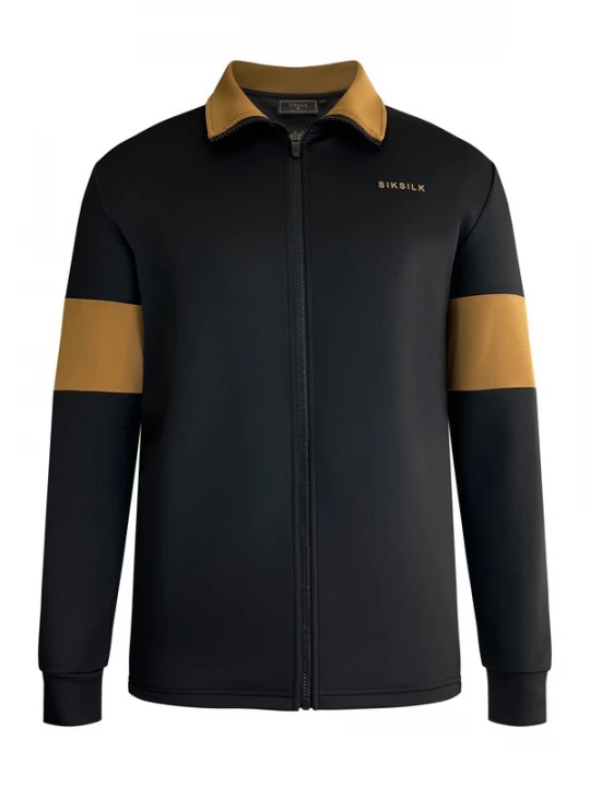 Foto van product SikSilk Sweatvest lichtbruin / zwart