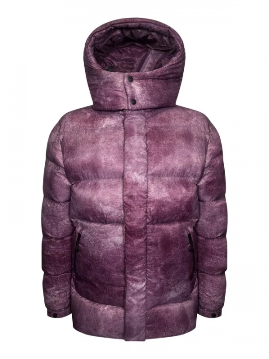 Foto van product SikSilk Winterjas aubergine / wit