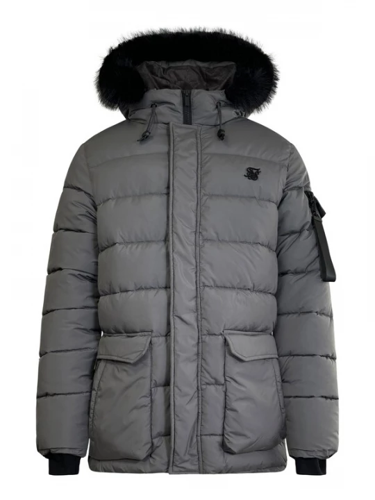 Foto van product SikSilk Winterjas grijs