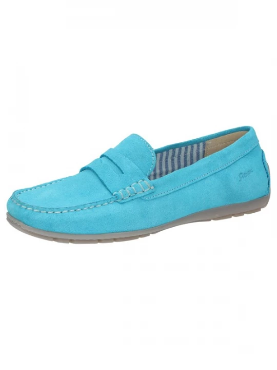 Foto van product SIOUX Mocassins neonblauw