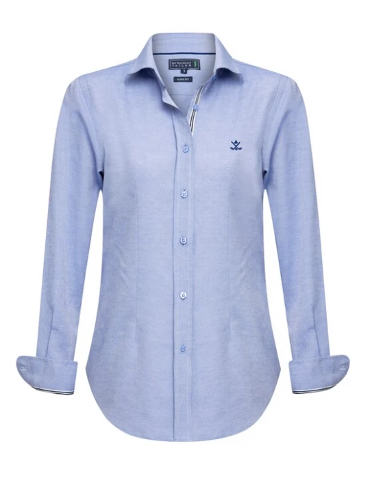 Foto van product Sir Raymond Tailor Blouse 'Lolas' lichtblauw