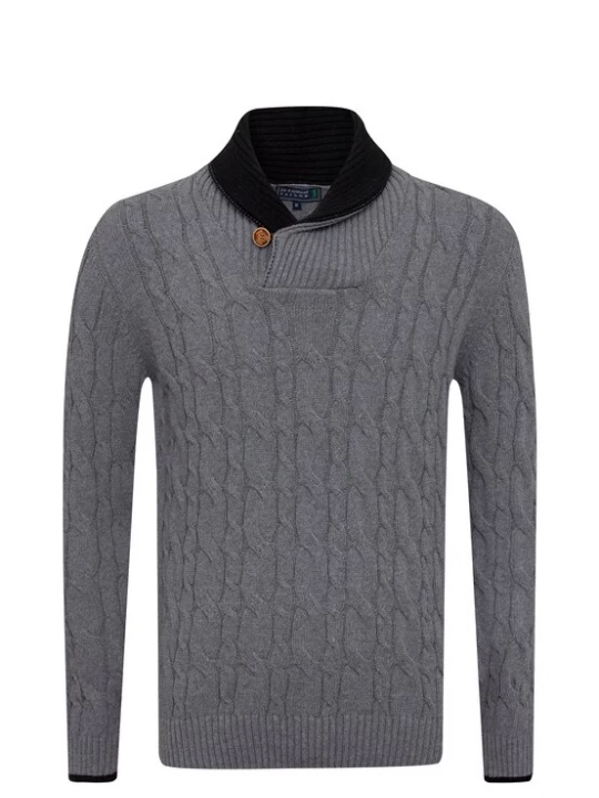 Foto van product Sir Raymond Tailor Trui 'Meribel' grijs