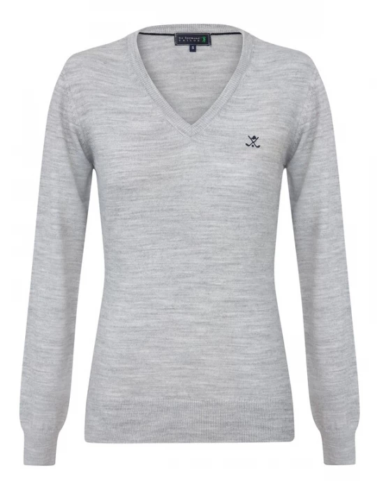 Foto van product Sir Raymond Tailor Trui 'Verty' grijs gemêleerd / zwart