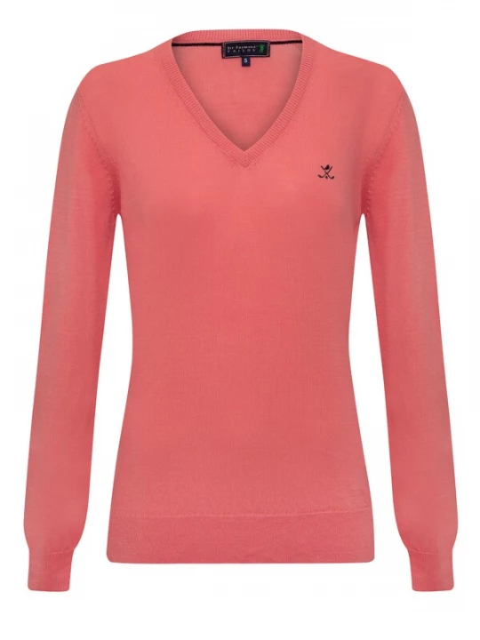 Foto van product Sir Raymond Tailor Trui 'Verty' pitaja roze / zwart