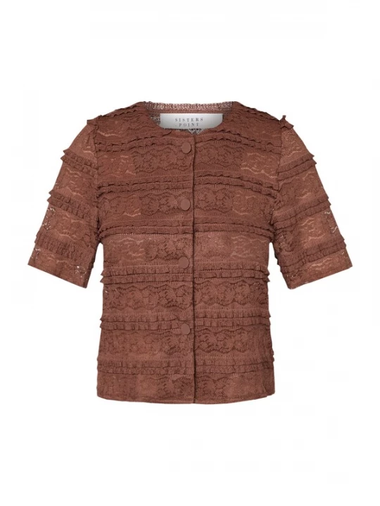 Foto van product SISTERS POINT Blouse 'NAN' bruin