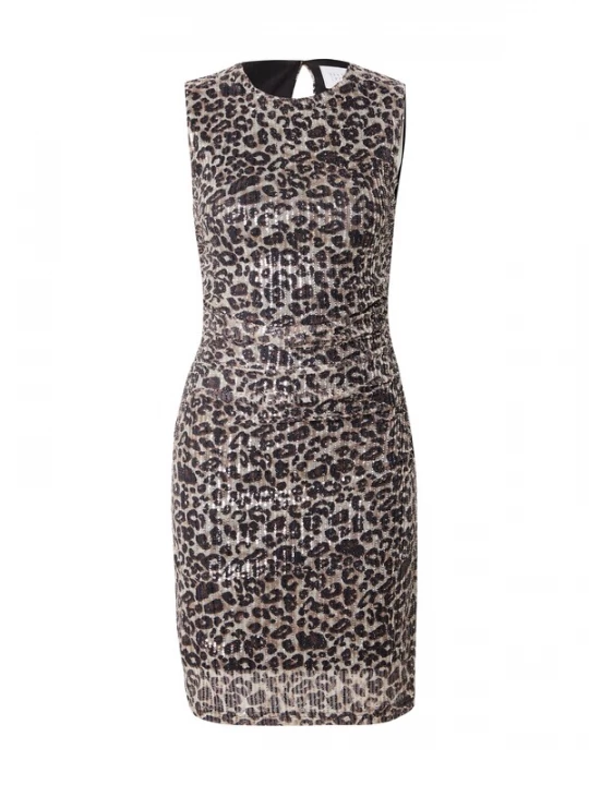Foto van product SISTERS POINT Jurk beige / bruin / zwart