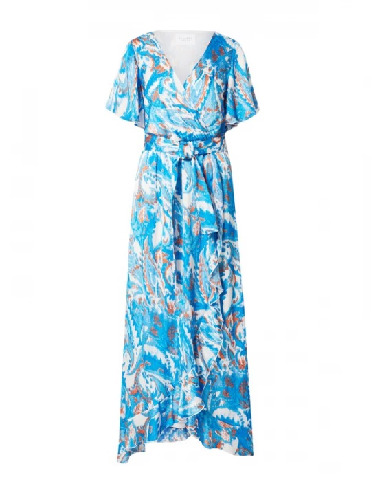 Foto van product SISTERS POINT Jurk blauw gemêleerd / gemengde kleuren
