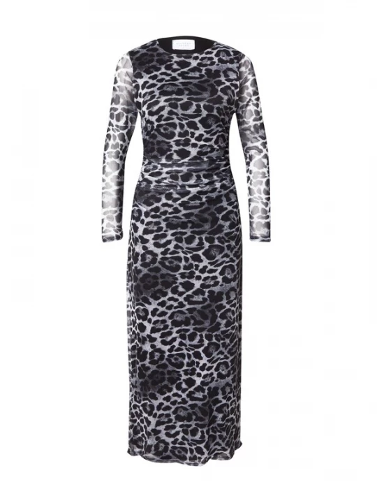 Foto van product SISTERS POINT Jurk 'ESME-DR.LS7' basaltgrijs / zwart