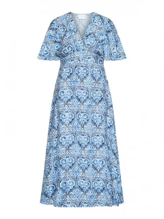 Foto van product SISTERS POINT Jurk 'GISELA-DR12' blauw / navy / grijs / wit