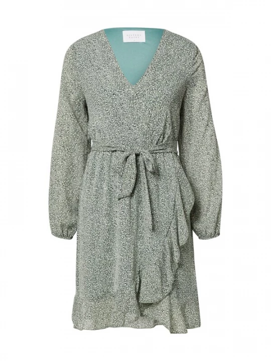 Foto van product SISTERS POINT Jurk 'New Greto' groen / zwart / wit