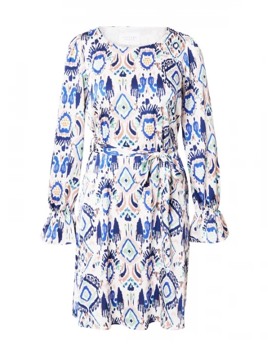 Foto van product SISTERS POINT Jurk 'NOKI-DR28' blauw / marine / pastelblauw / oranje / rosa / wit