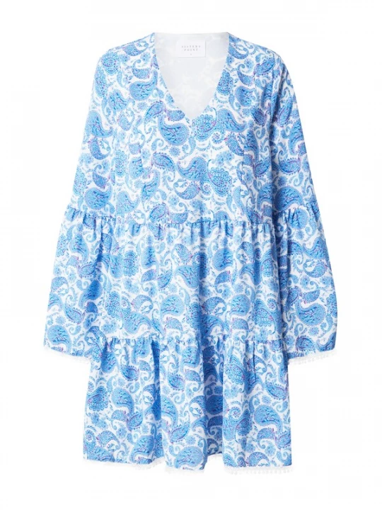 Foto van product SISTERS POINT Jurk 'SARA' blauw / wit