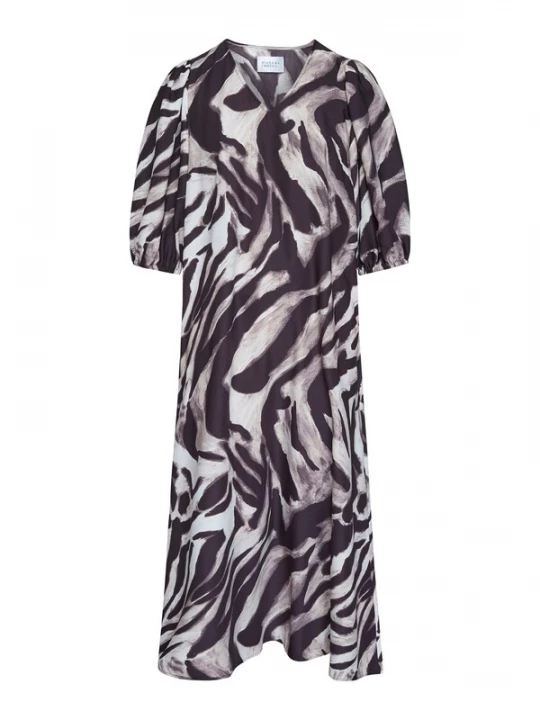 Foto van product SISTERS POINT Jurk 'VENTIA' aubergine / sering / wolwit