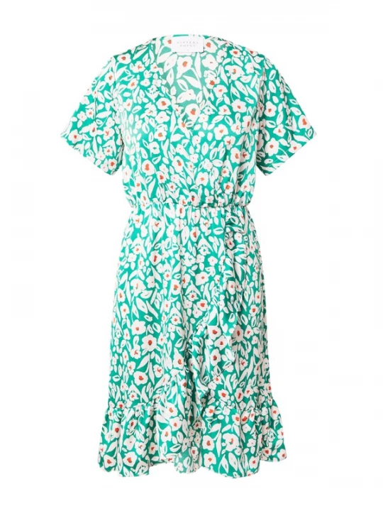 Foto van product SISTERS POINT Zomerjurk 'EZAI' groen / oranje / wit