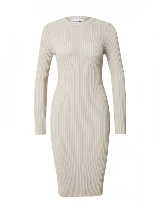 Foto van product Sixth June Gebreide jurk taupe / greige