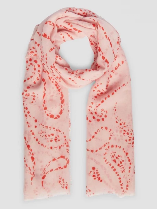 Foto van product Sjaal met paisley artwork s.Oliver roze