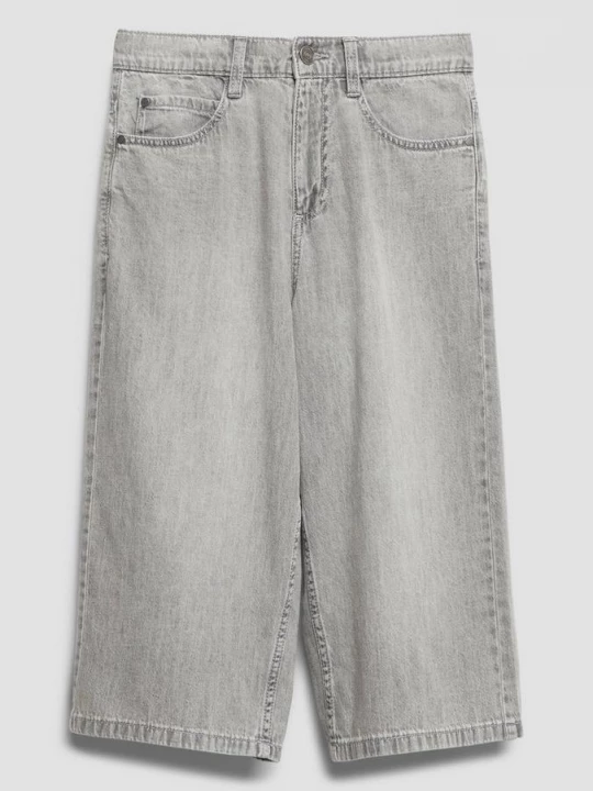 Foto van product Skater jeans / Regular Fit / Halfhoog / Wijde pijpen s.Oliver grijs