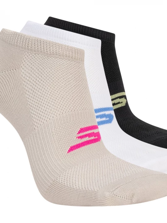 Foto van product Skechers 3 Pack No Show Stretchsokken CM Natuurlijk, Maat Medium