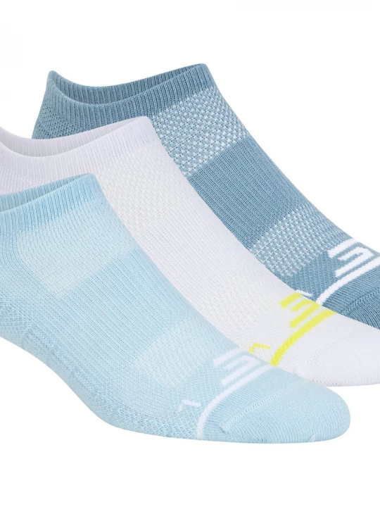Foto van product Skechers 3 Pack Woheren's No Show Premium Basicsokken CM Blauw / Turkoois, Maat Medium