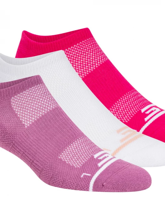 Foto van product Skechers 3 Pack Woheren's No Show Premium Basicsokken CM Purper / Roze, Maat Medium
