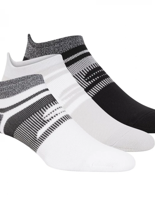 Foto van product Skechers 3 Pack Woheren's Performance Low Cut Running Heel Tabsokken CM Wit / Grijs, Maat Medium