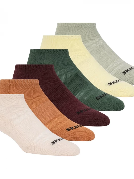 Foto van product Skechers 6 Pack Core Low Cut Mediumsokken CM Natuurlijk / Bruinen