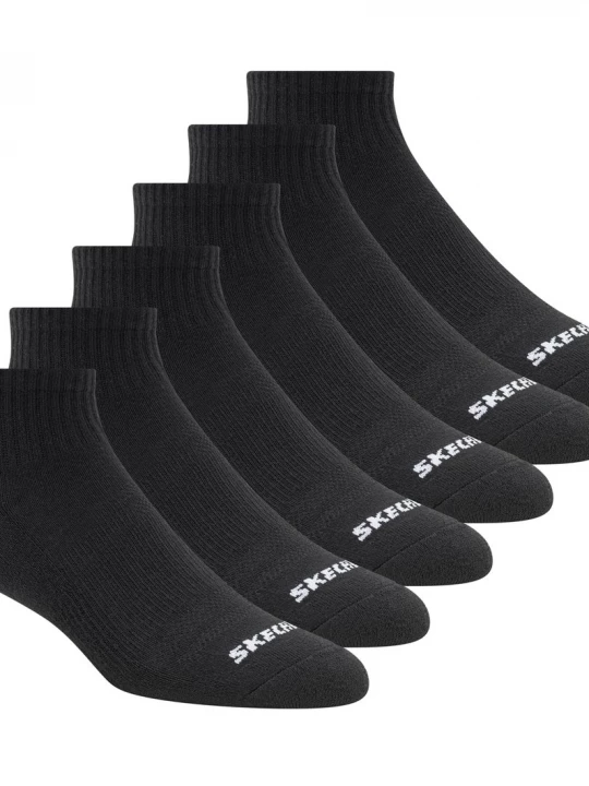 Foto van product Skechers 6 Pack Core Quarter Mediumsokken CM Zwart