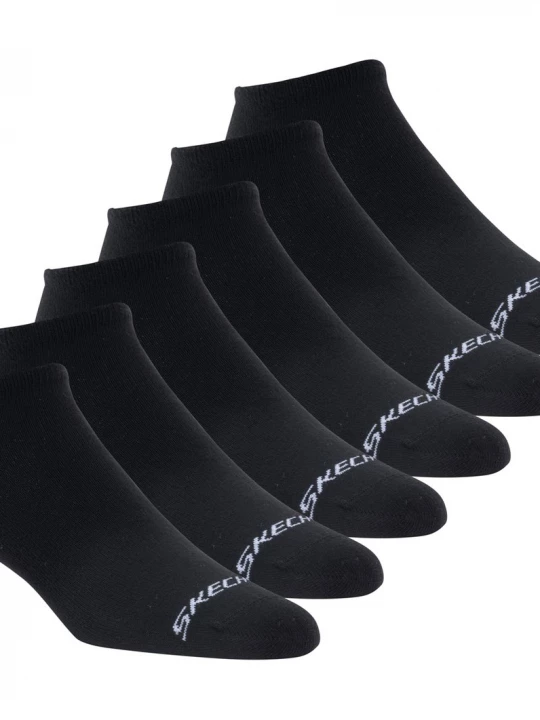 Foto van product Skechers 6 Pack heren's Cotton No Showsokken CM Zwart, Maat Large