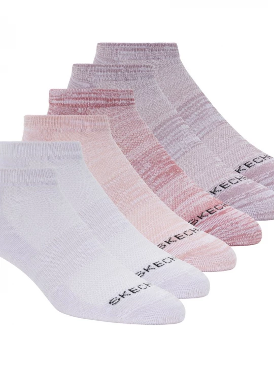 Foto van product Skechers 6 Pack Woheren's Low Cut Sport Stripesokken CM Roze, Maat Medium